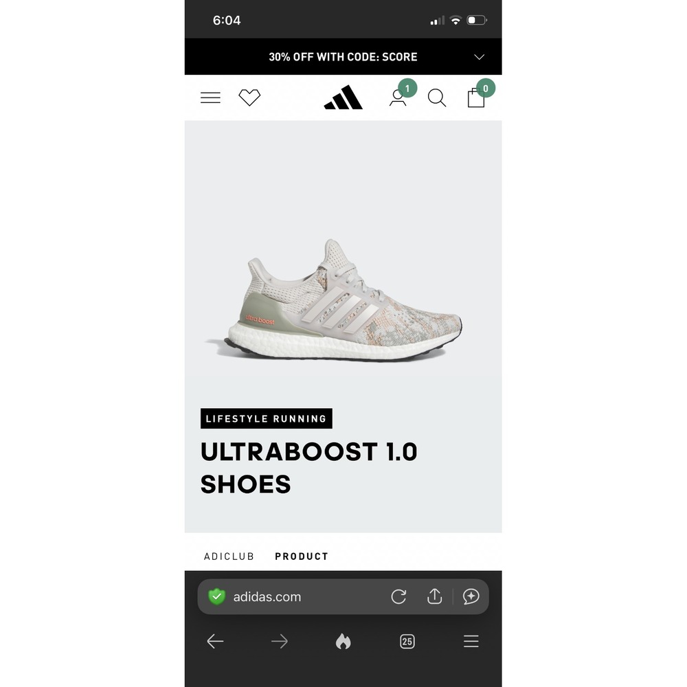 Adidas UltraBoost 1.0 Grey Pink Snakeskin running walking athletic nursing - Picture 8 of 8